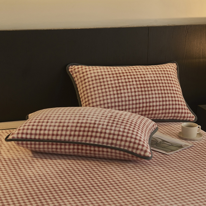 91家纺网 家纺一手货源 找家纺 （总）耐思家纺 2025 新款加厚牛奶绒系列 -单枕套