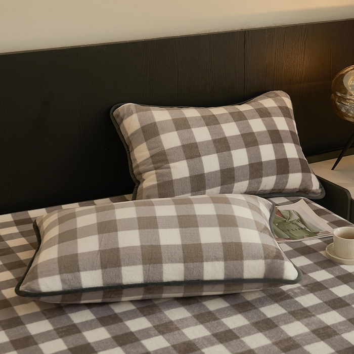 91家纺网 家纺一手货源 找家纺 （总）耐思家纺 2025 新款加厚牛奶绒系列 -单枕套