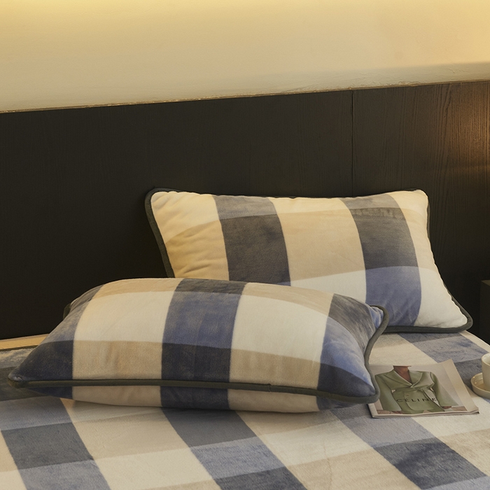 91家纺网 家纺一手货源 找家纺 （总）耐思家纺 2025 新款加厚牛奶绒系列 -单枕套