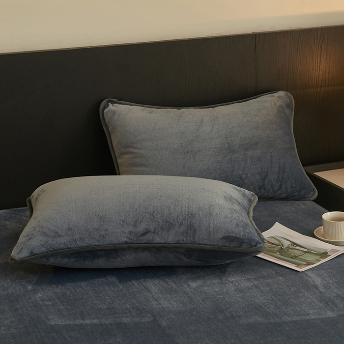 91家纺网 家纺一手货源 找家纺 （总）耐思家纺 2025 新款加厚牛奶绒系列 -单枕套