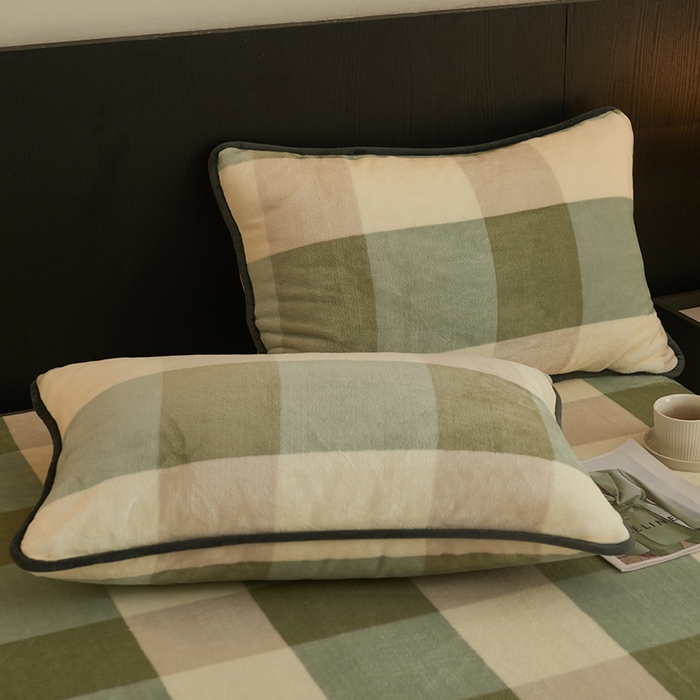 91家纺网 家纺一手货源 找家纺 （总）耐思家纺 2025 新款加厚牛奶绒系列 -单枕套