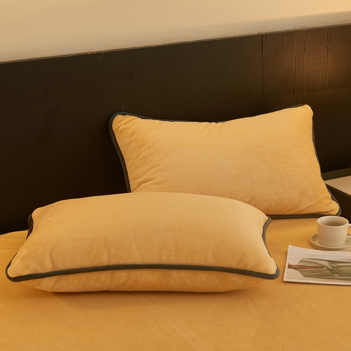 91家纺网 家纺一手货源 找家纺 （总）耐思家纺 2025 新款加厚牛奶绒系列 -单枕套