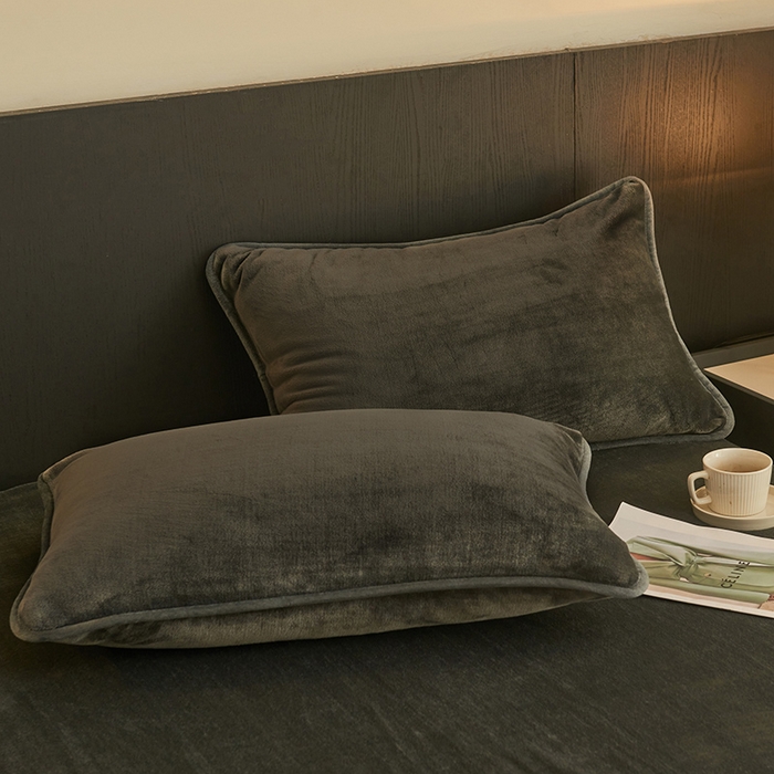 91家纺网 家纺一手货源 找家纺 （总）耐思家纺 2025 新款加厚牛奶绒系列 -单枕套