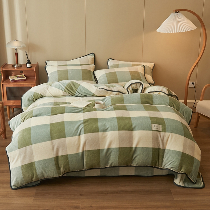 91家纺网 家纺一手货源 找家纺 （总）耐思家纺 2024新款加厚牛奶绒系列-四件套