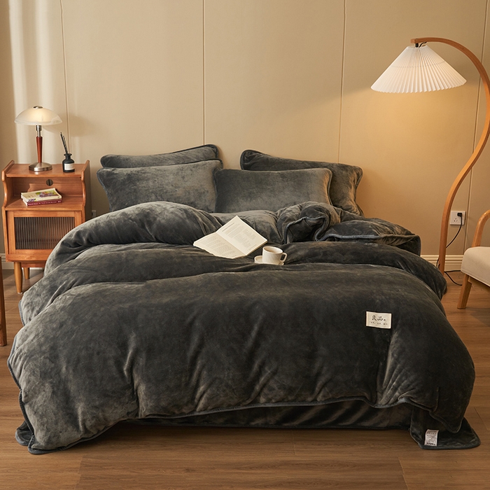 91家纺网 家纺一手货源 找家纺 （总）耐思家纺 2024新款加厚牛奶绒系列-四件套