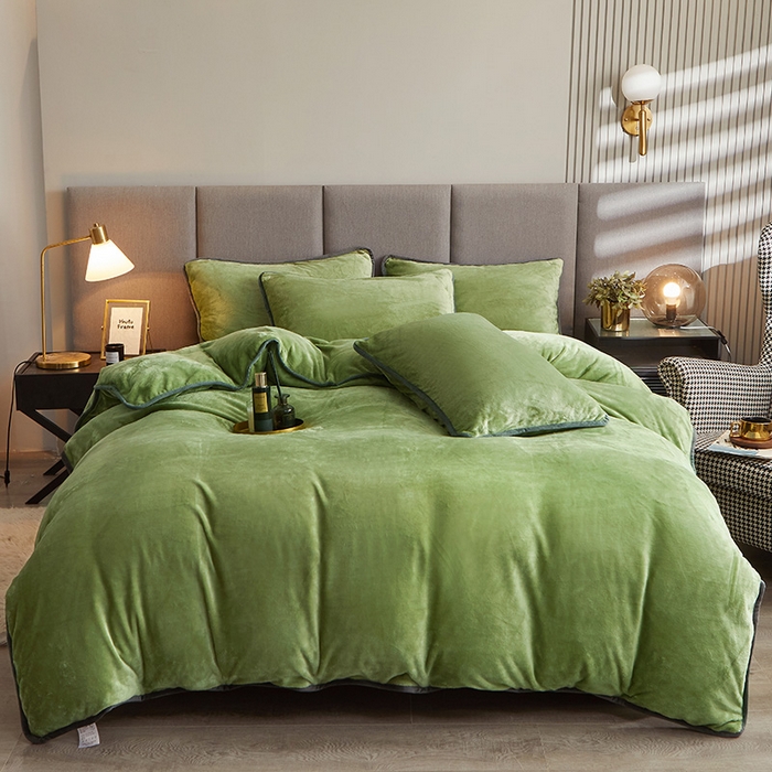 91家纺网 家纺一手货源 找家纺 （总）耐思家纺 2024新款加厚牛奶绒系列-四件套