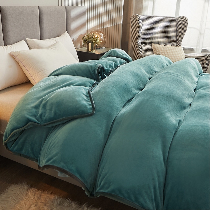 91家纺网 家纺一手货源 找家纺 （总）耐思家纺 2024新款加厚牛奶绒系列-单被套