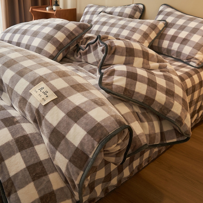 91家纺网 家纺一手货源 找家纺 （总）耐思家纺 2024新款加厚牛奶绒系列-单被套