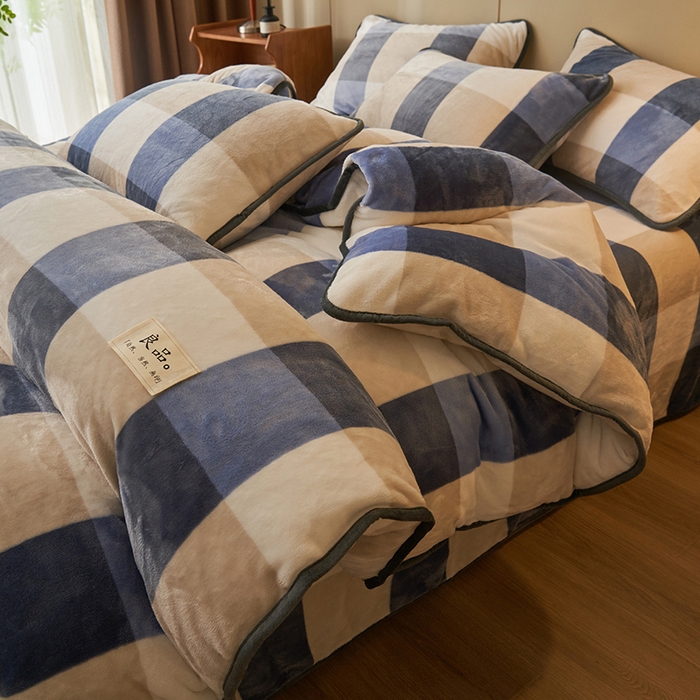 91家纺网 家纺一手货源 找家纺 （总）耐思家纺 2024新款加厚牛奶绒系列-单被套