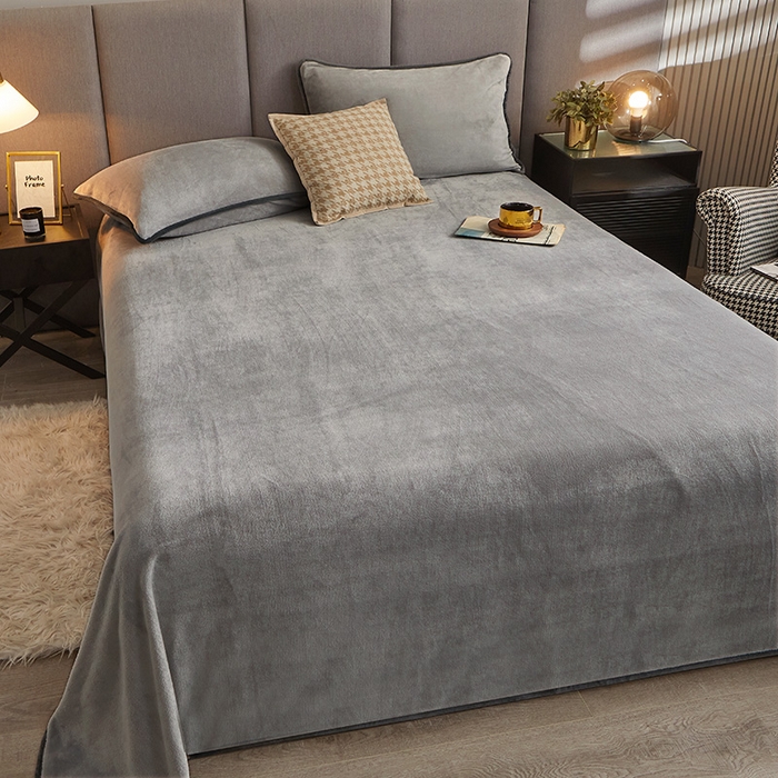 91家纺网 家纺一手货源 找家纺 （总）耐思家纺 2024新款加厚牛奶绒系列-单床单