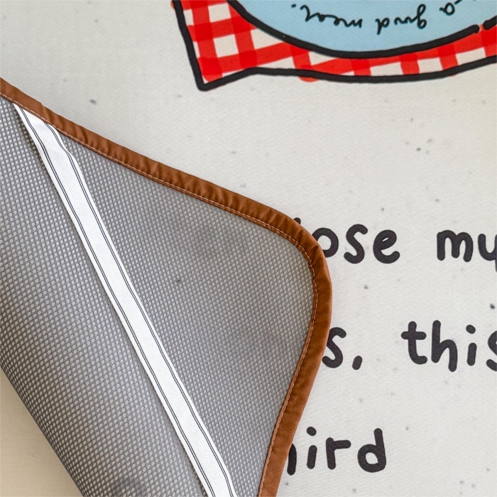 91家纺网 家纺一手货源 找家纺 顾里家纺 2025春夏新款Chic风冰感纤维软席凉席席子 ins猫咪