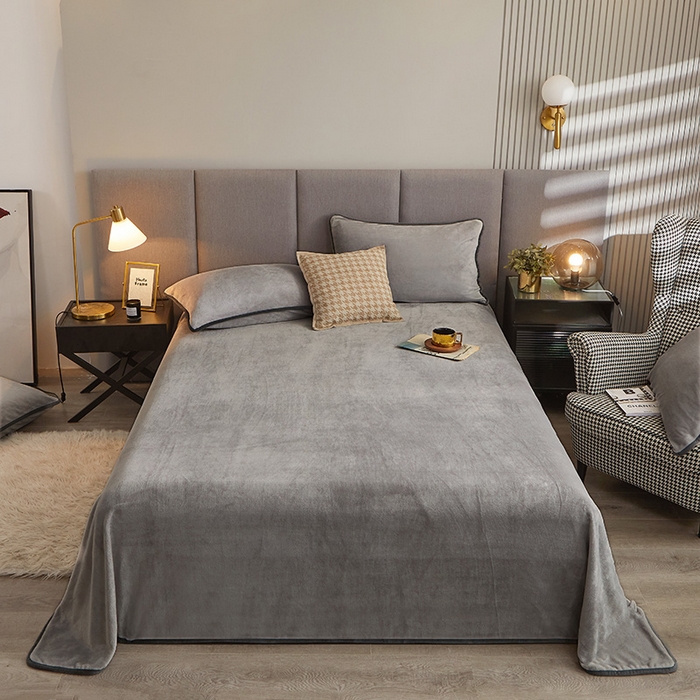 91家纺网 家纺一手货源 找家纺 （总）耐思家纺 2024新款加厚牛奶绒系列-单床单