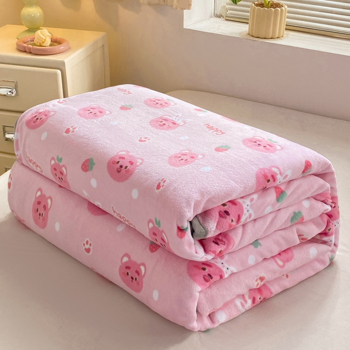 91家纺网 家纺一手货源 找家纺 （总）耐思家纺 2024新款加厚牛奶绒系列-单床单