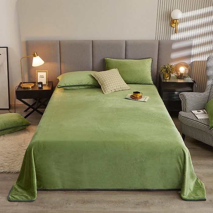 91家纺网 家纺一手货源 找家纺 （总）耐思家纺 2024新款加厚牛奶绒系列-单床单