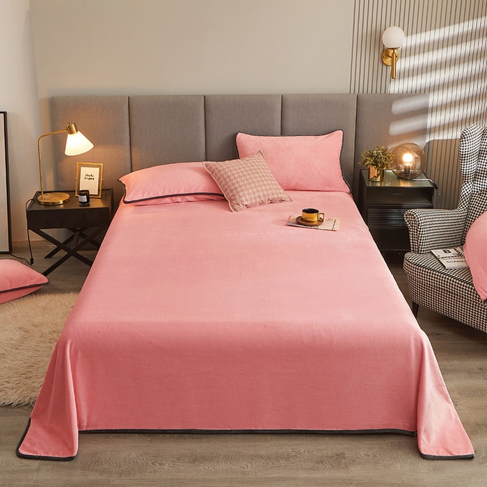 91家纺网 家纺一手货源 找家纺 （总）耐思家纺 2024新款加厚牛奶绒系列-单床单