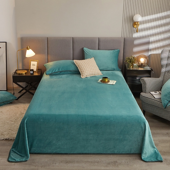 91家纺网 家纺一手货源 找家纺 （总）耐思家纺 2024新款加厚牛奶绒系列-单床单