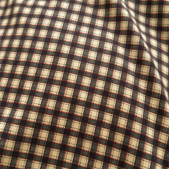 91家纺网 家纺一手货源 找家纺 多品家纺 2025新款简约复古风水洗棉格子单被套被套单件 黑小格