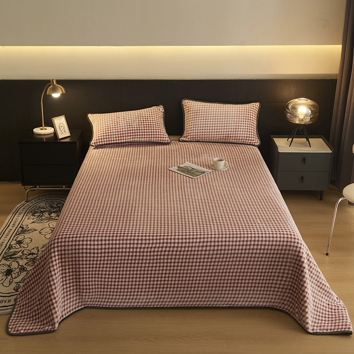 91家纺网 家纺一手货源 找家纺 （总）耐思家纺 2024新款加厚牛奶绒系列-单床单