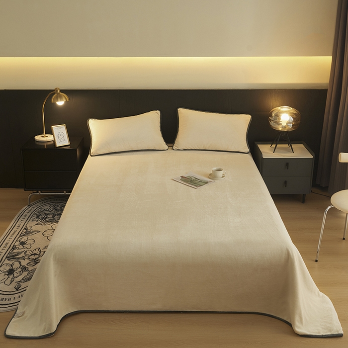 91家纺网 家纺一手货源 找家纺 （总）耐思家纺 2024新款加厚牛奶绒系列-单床单