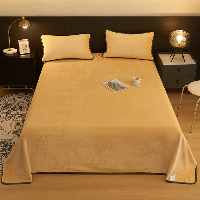 91家纺网 家纺一手货源 找家纺 （总）耐思家纺 2024新款加厚牛奶绒系列-单床单