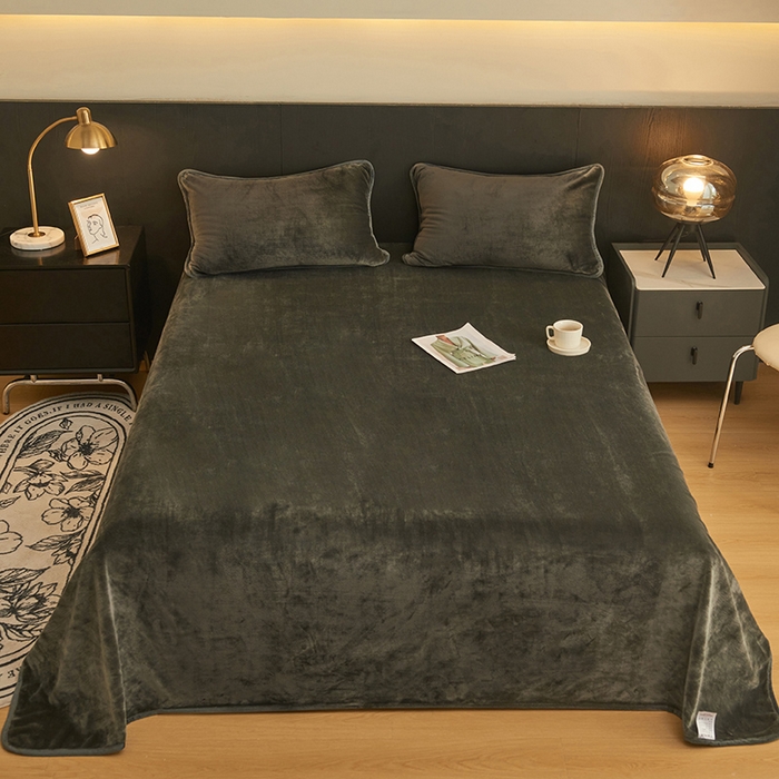 91家纺网 家纺一手货源 找家纺 （总）耐思家纺 2024新款加厚牛奶绒系列-单床单