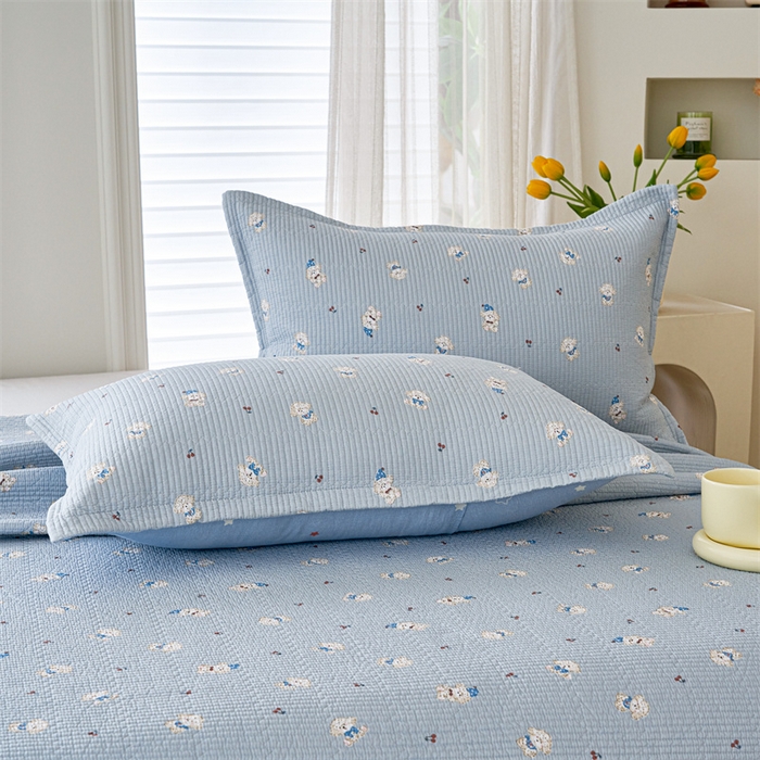 91家纺网 家纺一手货源 找家纺 （总）洽想家 2025新款里外夹棉新疆棉花水洗床盖A1系列