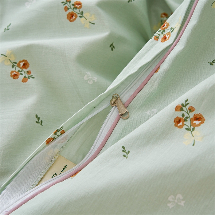 91家纺网 家纺一手货源 找家纺 洽想家 2025新款里外夹棉新疆棉花水洗床盖A1系列 茉莉