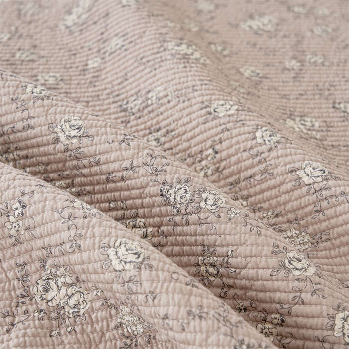 91家纺网 家纺一手货源 找家纺 洽想家 2025新款里外夹棉新疆棉花水洗床盖A1系列 绮梦 床盖