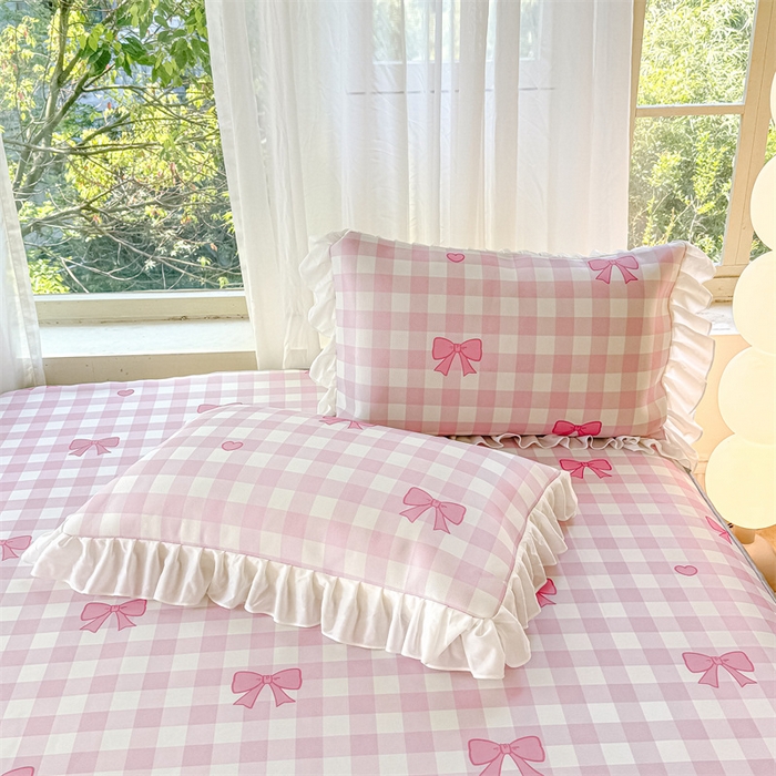 91家纺网 家纺一手货源 找家纺 康纳利 2025新款碳光冰丝席床裙款凉席软凉席 复合冰丝床裙款-心语