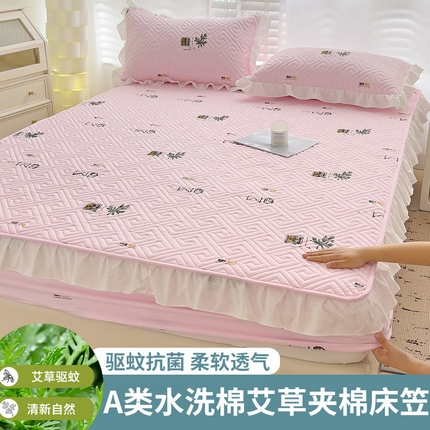 91家纺网 家纺一手货源 找家纺 （总）恒尚居 2025新款汇总床垫印花艾草抗菌软垫床褥子防滑床垫-四季款【支持定做】