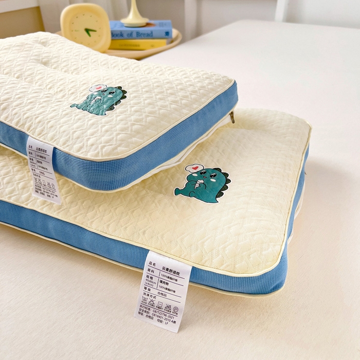 91家纺网 家纺一手货源 找家纺 （总）乐秀家纺 2025新款儿童卡通云柔舒适枕芯幼儿园午睡枕头枕芯