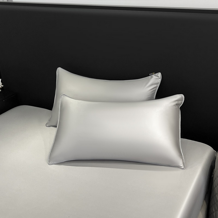 91家纺网 家纺一手货源 找家纺 ab家纺 2025新款莱赛尔单床笠 烟灰