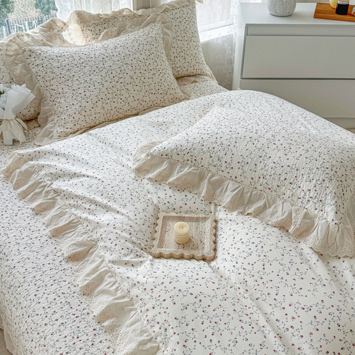 91家纺网 家纺一手货源 找家纺 添越家纺2025新款纯棉砂洗床盖三件套四件套系列伊澜