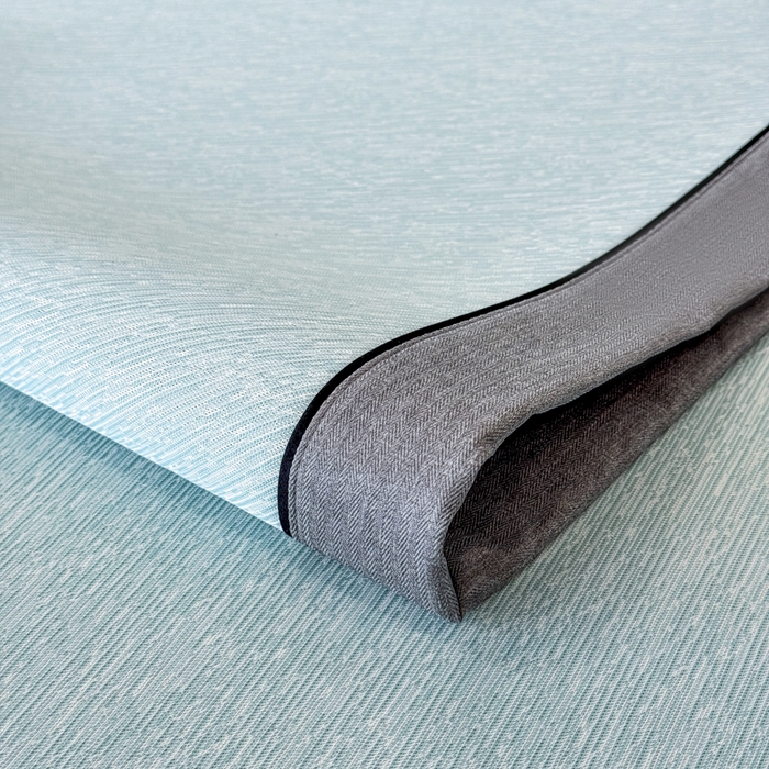 91家纺网 家纺一手货源 找家纺 （总）九花鹿 2025新款凉感肌理纹冰丝席-床席款