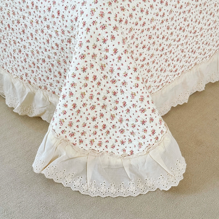 91家纺网 家纺一手货源 找家纺 添越家纺2025新款纯棉砂洗床盖三件套四件套系列时光恋人