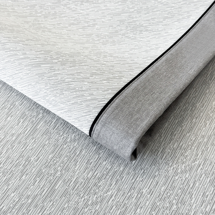 91家纺网 家纺一手货源 找家纺 九花鹿 2025新款凉感肌理纹冰丝席-床席款 肌理纹(银灰）