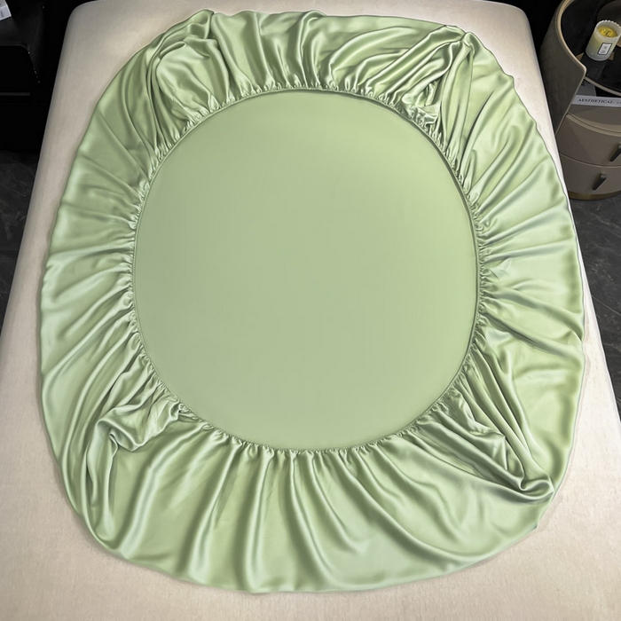 91家纺网 家纺一手货源 找家纺 ab家纺 2025新款莱赛尔单床笠 梨花黄