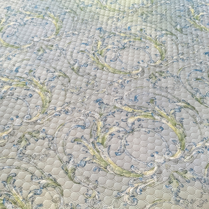 91家纺网 家纺一手货源 找家纺 金盛皇朝家纺 2025夏季新款冰丝凉豆豆床盖凉席 洛可可蔓