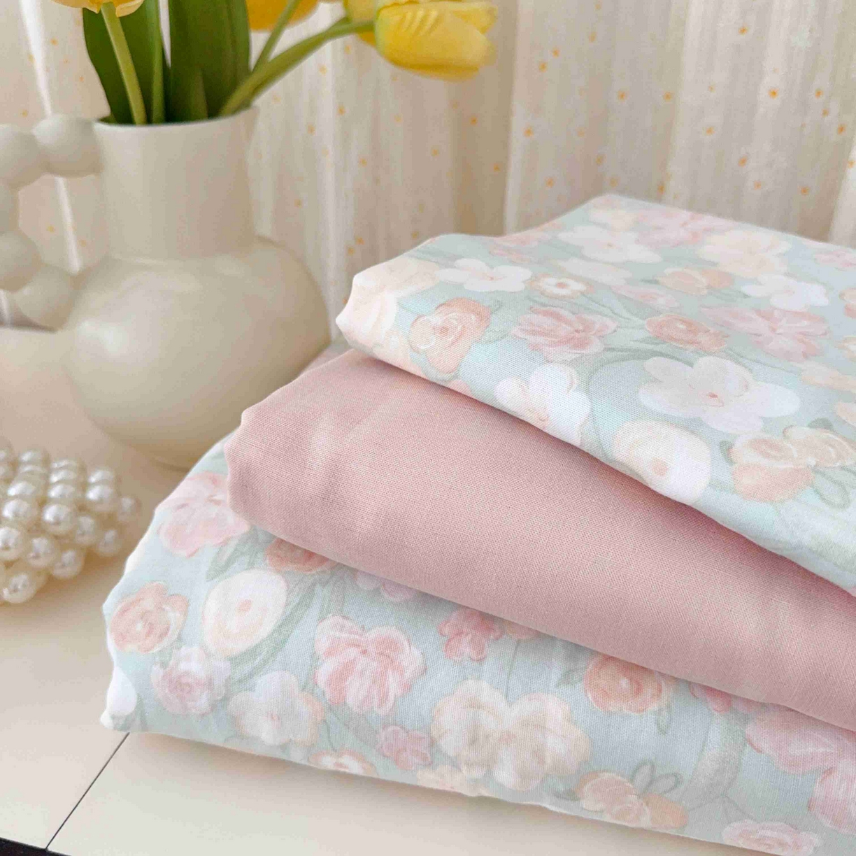 91家纺网 家纺一手货源 找家纺 于果 2025新款双层纱四件套第五批 乔德花园