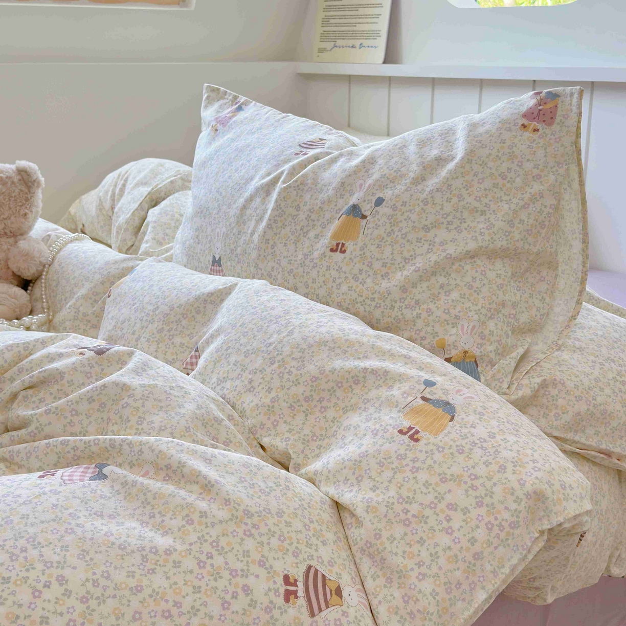 91家纺网 家纺一手货源 找家纺 （总）于果 2025新款双层纱四件套第五批