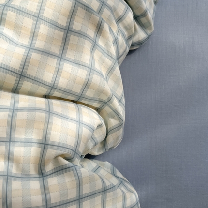 91家纺网 家纺一手货源 找家纺 （总）集布 2025新款活性印染全棉双层纱四件套