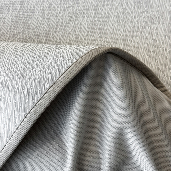 91家纺网 家纺一手货源 找家纺 九花鹿 2025新款凉感肌理纹冰丝席-床笠款 床笠款-肌理纹(银灰）