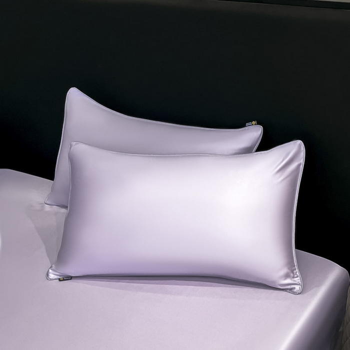 91家纺网 家纺一手货源 找家纺 ab家纺 2025新款莱赛尔单床笠 云霞紫