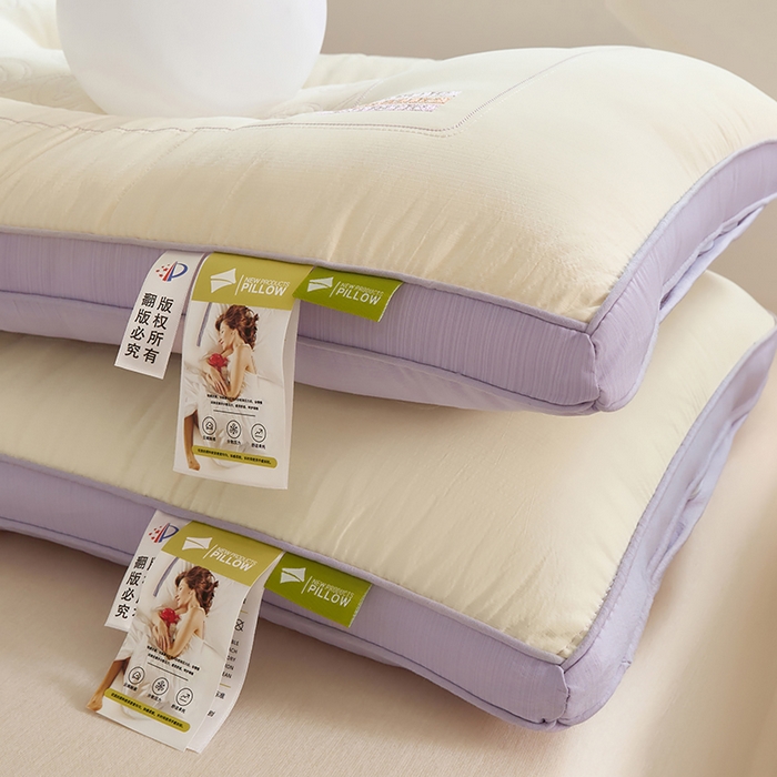 91家纺网 家纺一手货源 找家纺 （总）幸运草 2025新款轻奢立体亲肤枕头 成人家用护颈椎助眠枕芯