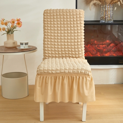 飞翔家纺床上用品有限公司 2025新款泡泡纱椅套 米黄色