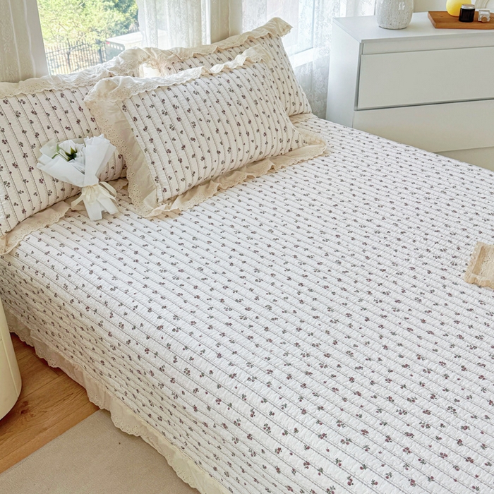 91家纺网 家纺一手货源 找家纺 添越家纺2025新款纯棉砂洗床盖三件套四件套系列梦的旋律