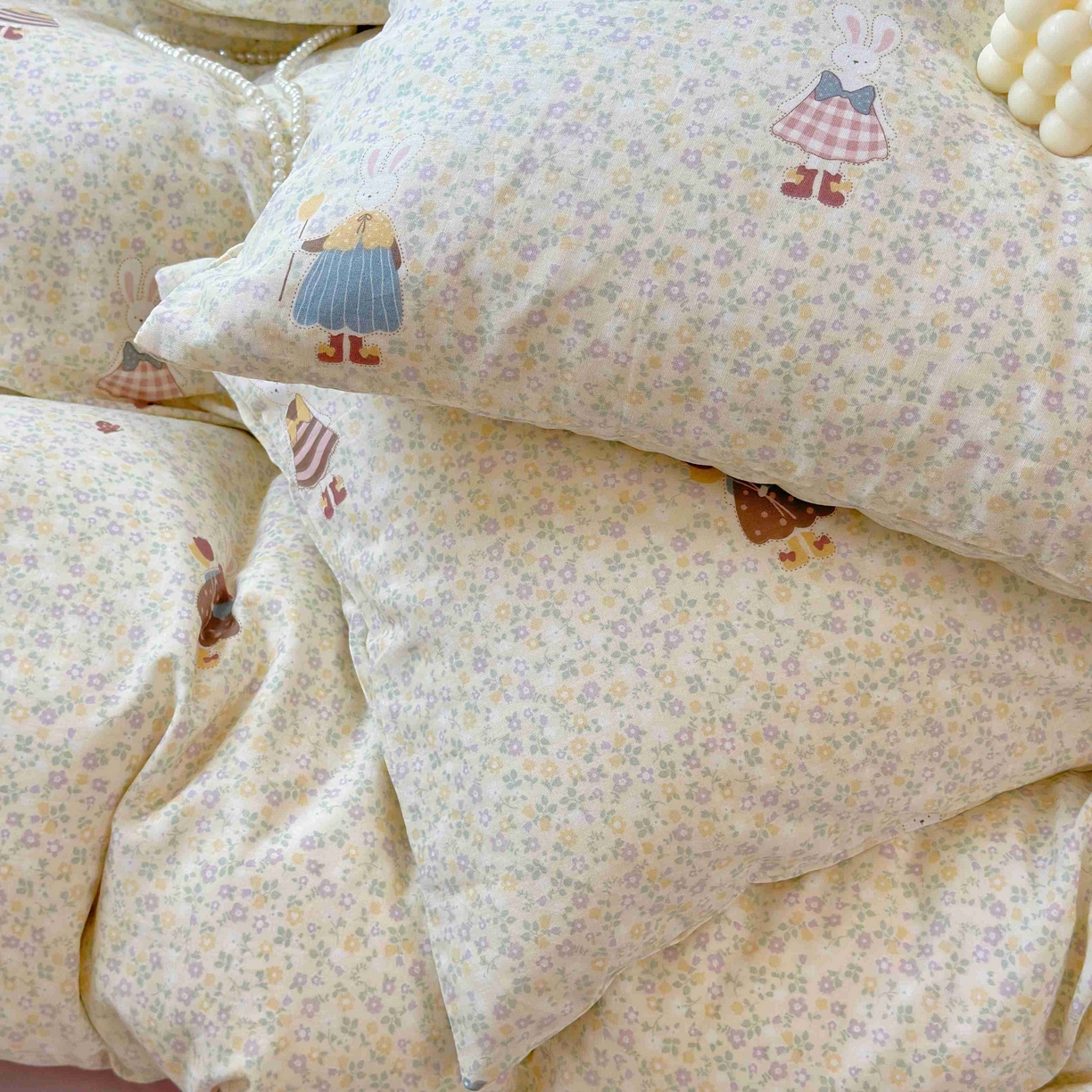 91家纺网 家纺一手货源 找家纺 （总）于果 2025新款双层纱四件套第五批