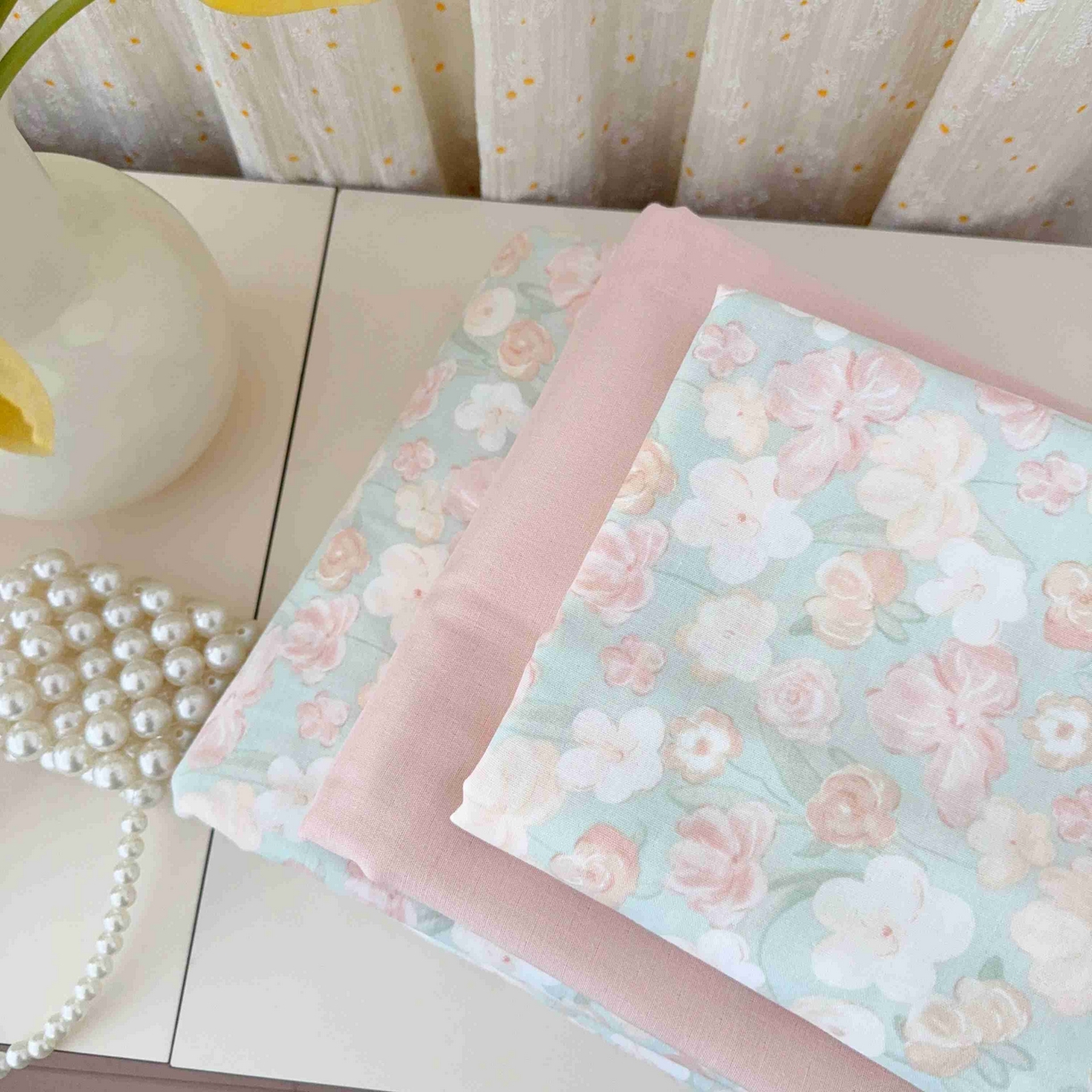 91家纺网 家纺一手货源 找家纺 于果 2025新款双层纱四件套第五批 乔德花园