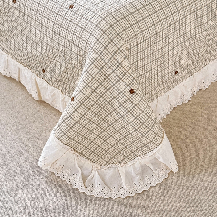 91家纺网 家纺一手货源 找家纺 添越家纺2025新款纯棉砂洗床盖三件套四件套系列简尚