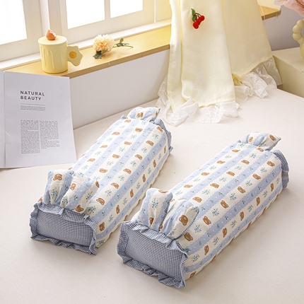 91家纺网 家纺一手货源 找家纺 （总）织布人 2025新款荞麦枕直播爆款全棉双层纱兔子枕全荞麦壳枕头夏季透气枕